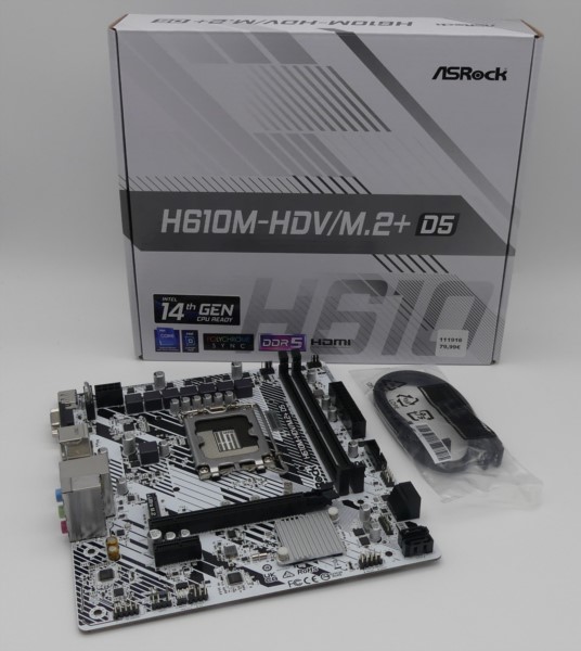 ASROCK H610M-HDV/M.2+ D5 (1700) (D) LGA 1700 Intel 14th Mainboard