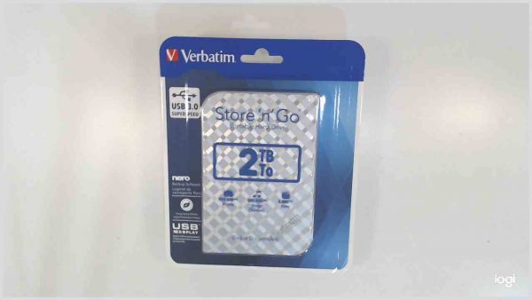 2TB extern USB 3.0 Festplatte Verbatim Store´n´Go 6,35cm(2,5&quot;) silber 53198