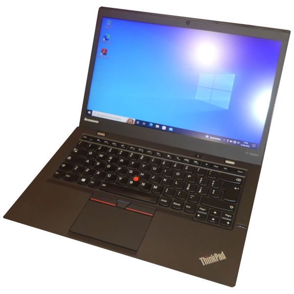 Lenovo ThinkPad X1 Carbon G3 Notebook Intel Core i5-5300U CPU 14&quot; 256GB 4GB Win 10 Pro gebraucht