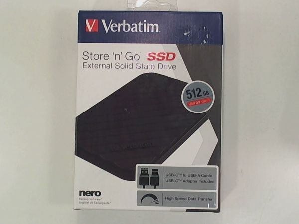 512GB SSD extern USB 3.0 Festplatte Verbatim 6,35cm(2,5&quot;)