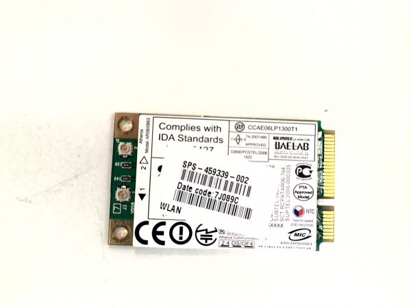 Wireless Adapter Notebook WLAN Modul HP Pavillion DV7 1110eg Atheros AR5B255