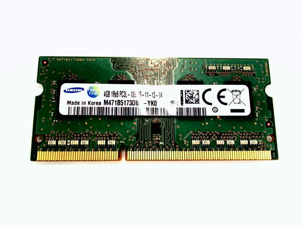 4GB Samsung SO-DIMM DDR3L/1600MHz 1,35V Speicher M471B5173DB0-YK0 gebraucht