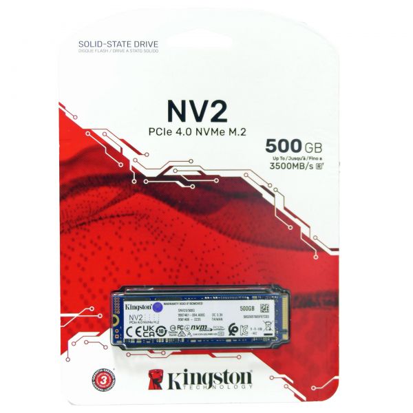 Kingston SSD NV2 M.2 500GB PCIe/NVMe SNV2S/500G