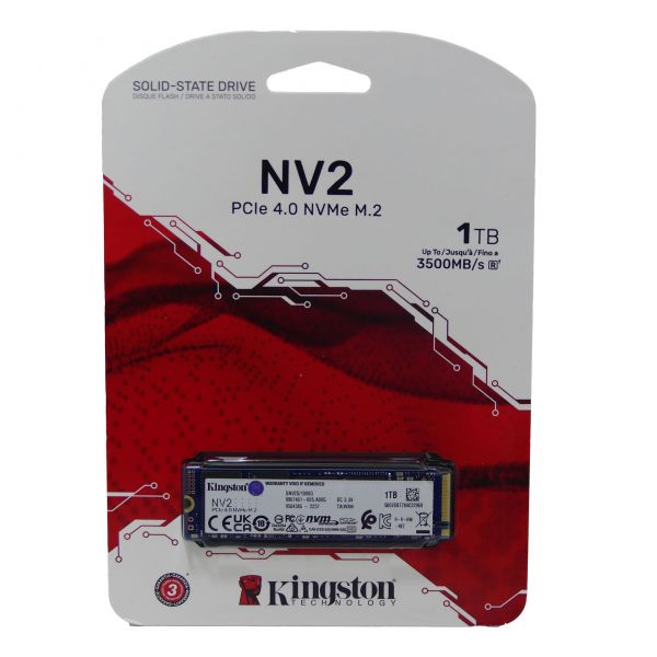Kingston SSD NV2 M.2 1TB PCIe SNV2S/1000G