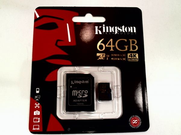 Kingston R45 microSDXC 64GB Kit, UHS-I, Class 10
