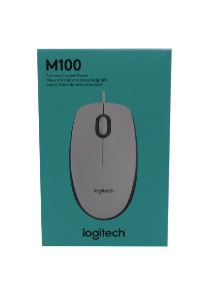 USB Maus Logitech M100 White USB