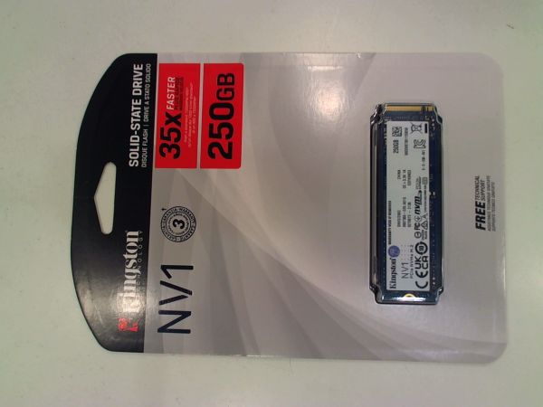 Kingston SSD NV1 M.2 250GB PCIe/NVMe SNVS/250G R