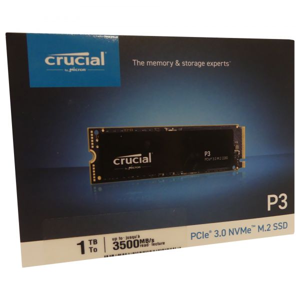Crucial P3 Plus M.2 1000GB PCI-E/NVMe Gen3x4 2280 SSD CT1000P3PSSD8