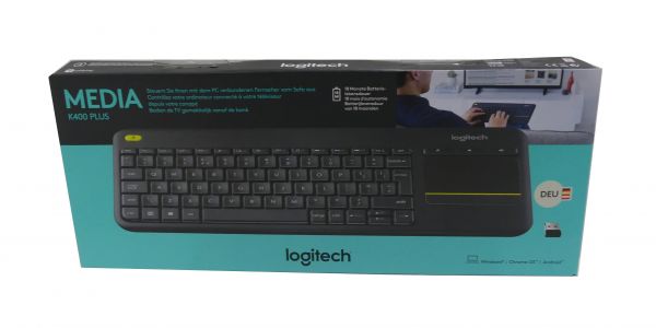 Logitech Tastatur inkl. Touchmousepad K400 Plus