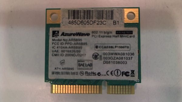 Wireless Adapter Notebook WLAN Modul für Asus A52J AR5B95 - gebraucht Artikel -