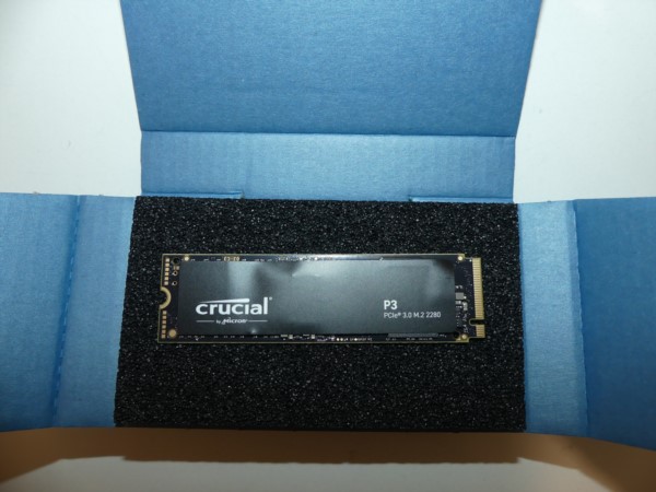 Crucial P3 M.2 500GB PCI-E Gen3x4 2280 Tray