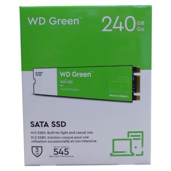 SSD WD Green M.2 240 GB SATA 2280 R