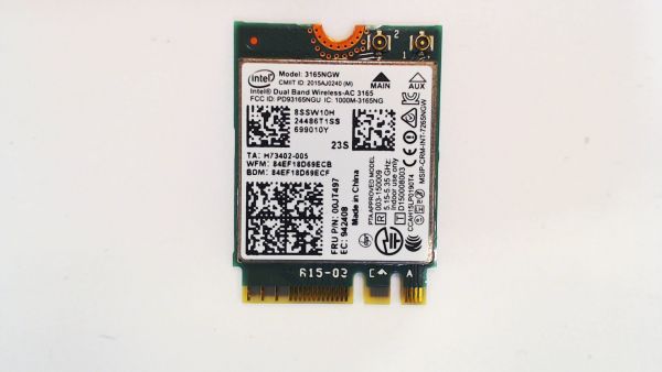 Wireless Adapter Notebook WLAN Modul für Lenovo IdeaPad 310-15IKB Intel 3165NGW