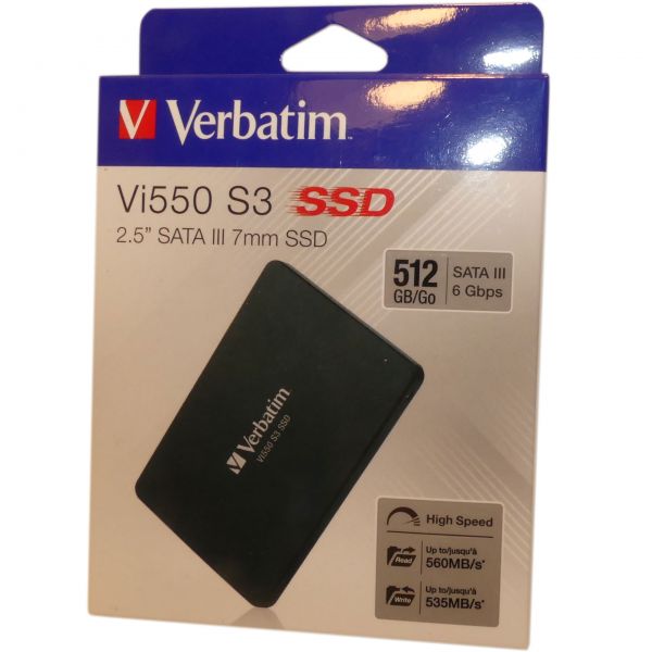 Verbatim Vi550 S3 SSD 512GB 6,4cm(2,5) SATA III SSD