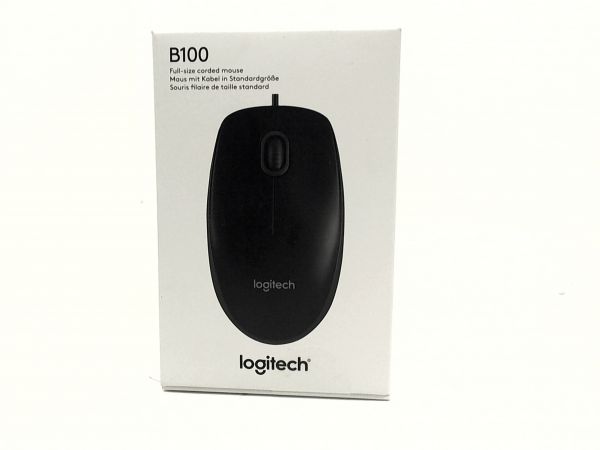 USB Maus Logitech OEM B100 Black