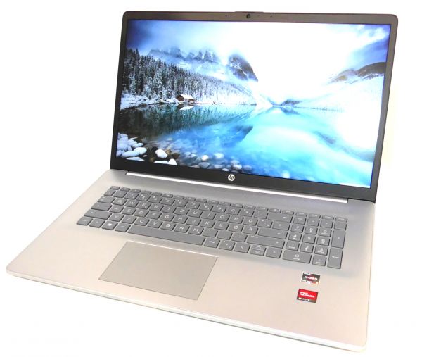 HP Laptop silber 17,3", AMD Ryzen 5 7520U, 8GB, 512GB SSD, Win 11, Notebook, neu