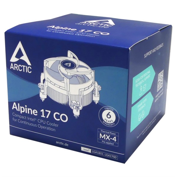 ARCTIC Kühler Alpine 17 CO / Intel 1700 - 100W