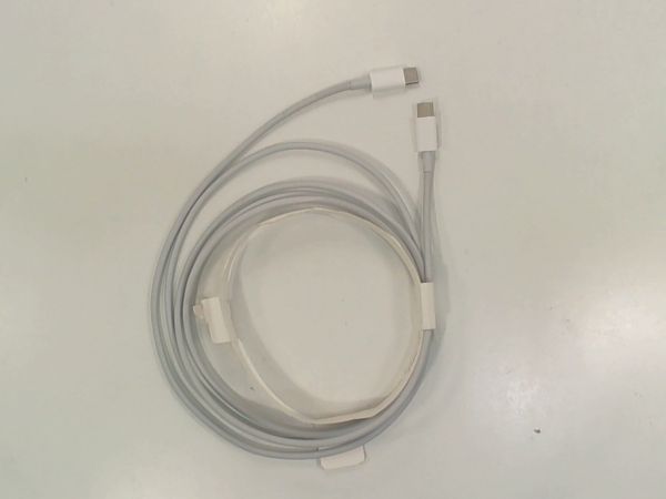 USB-C auf USB-C Stecker Thunderbolt 3 Data/Ladekabel 2m weiß für Macbook pro R